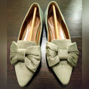 ASOS light green bowtie flats